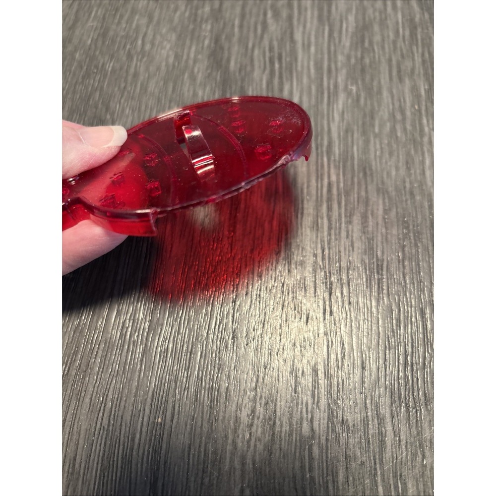 Vintage HRN Christmas Cookie Cutters Original Red Clear Made in U.S.A. Set-16 - Picture 15 of 16